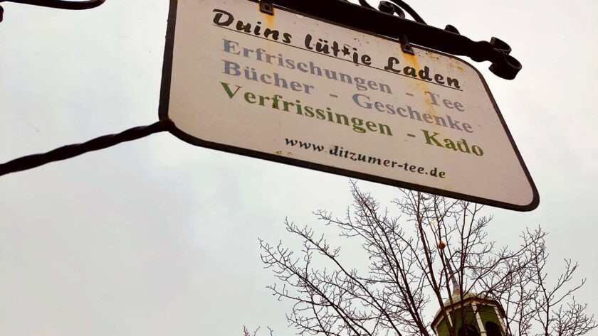 Kioskschild in Ditzum